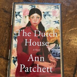 hardcover book The Dutch House by Ann Patchett.